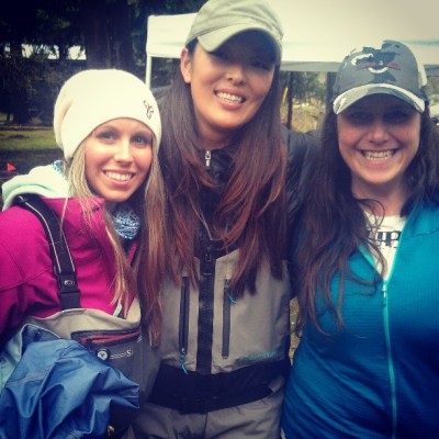Paula Shearer, Lisa Schweitzer, Adrienne Comeau, Fly fishing ladies, Squamish, Cast & Blast